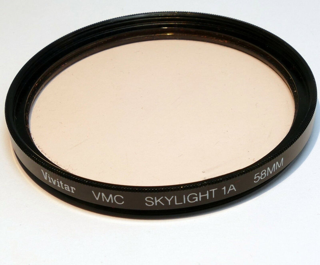 Vivitar VMC  1A sky 58mm filter  Skylight