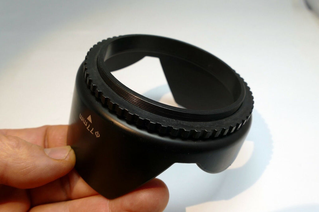 77mm Threaded Lens Hood shade  petal shaped