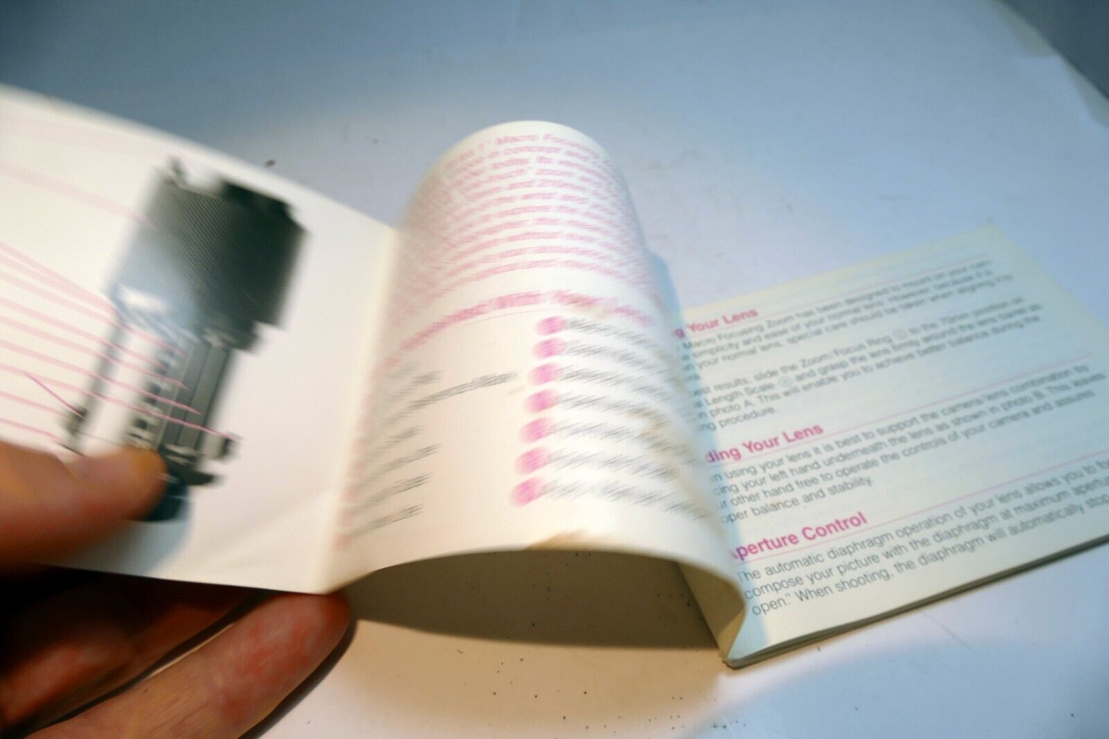 Vivitar 70-210mm f3.5 Macro Lens  User's Manual Instruction Guide series 1