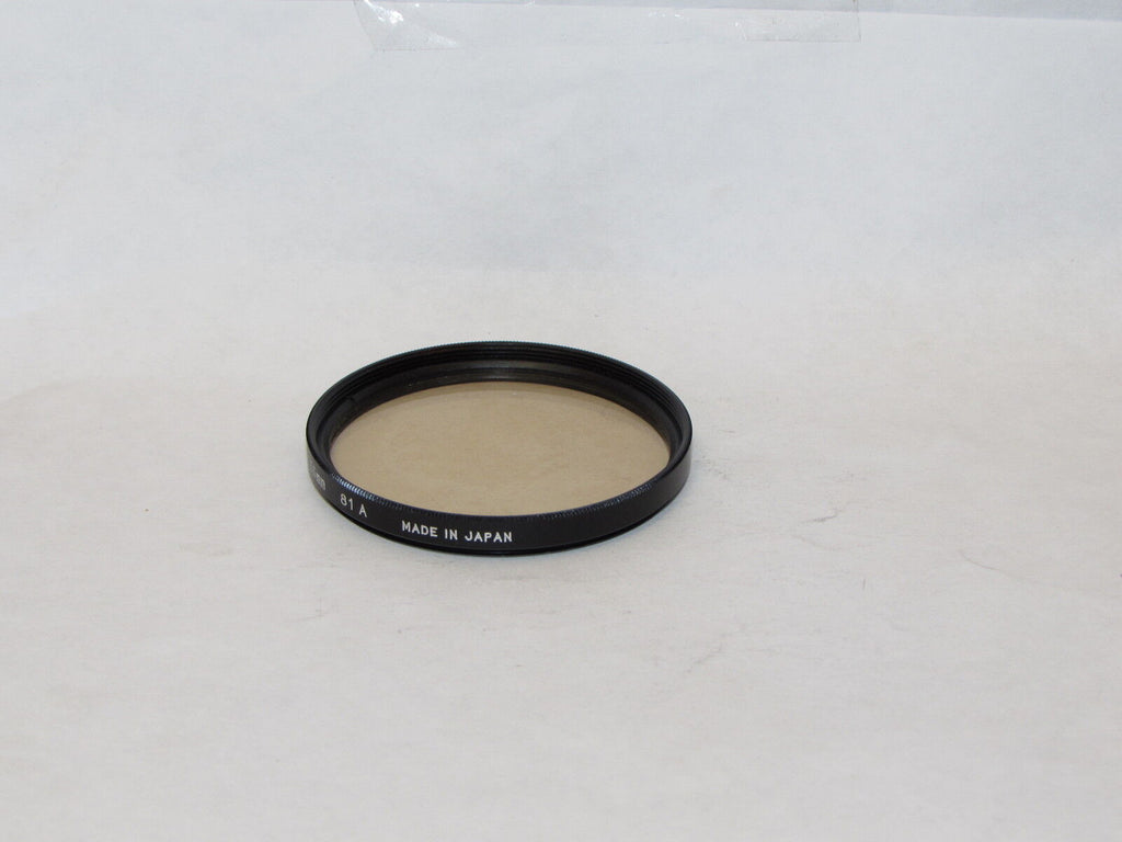 Used Spiratone Coated 81A 55mm Lens Filter Made in Japan O32628