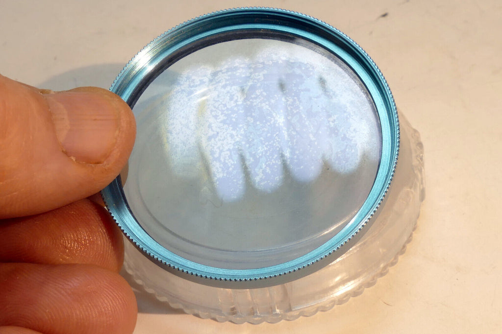 Tiffen 49mm  SF-49M 82A light blue filter threaded (with coating damage)