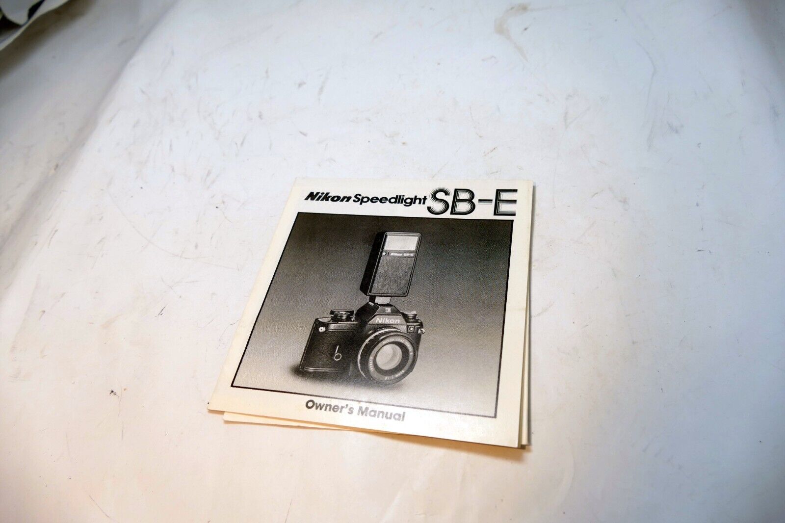 Nikon SB-E Flash Speedlight Owner GUIDE INSTRUCTION manual English EN - vintage