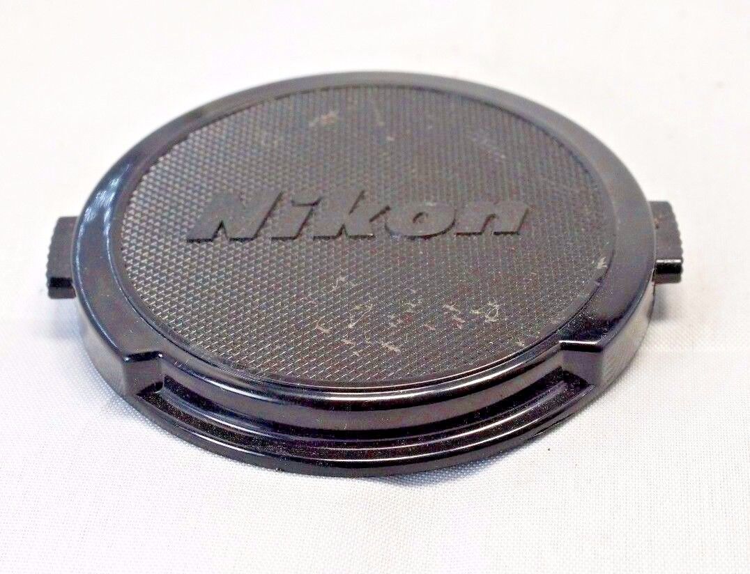Nikon 52mm Black Lens Cap snap on type vintage genuine