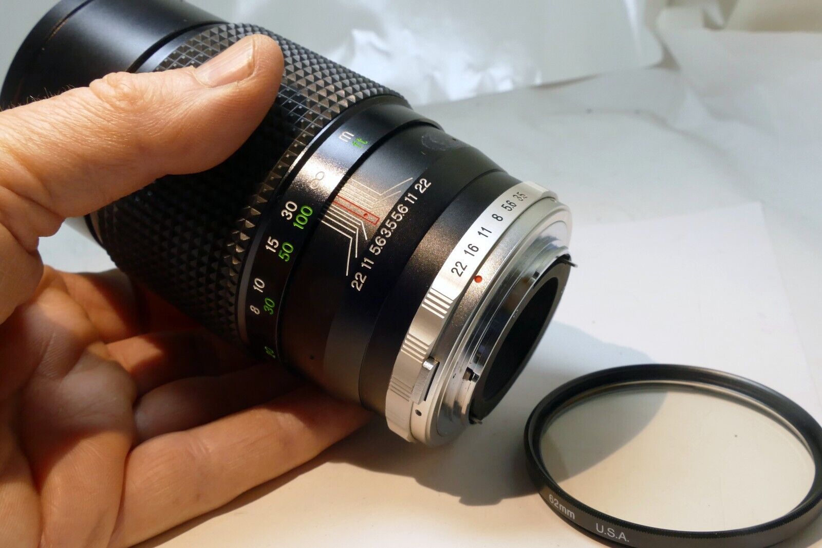Soligor 200mm f3.5 for Olympus OM manual focus Telephoto prime Lens