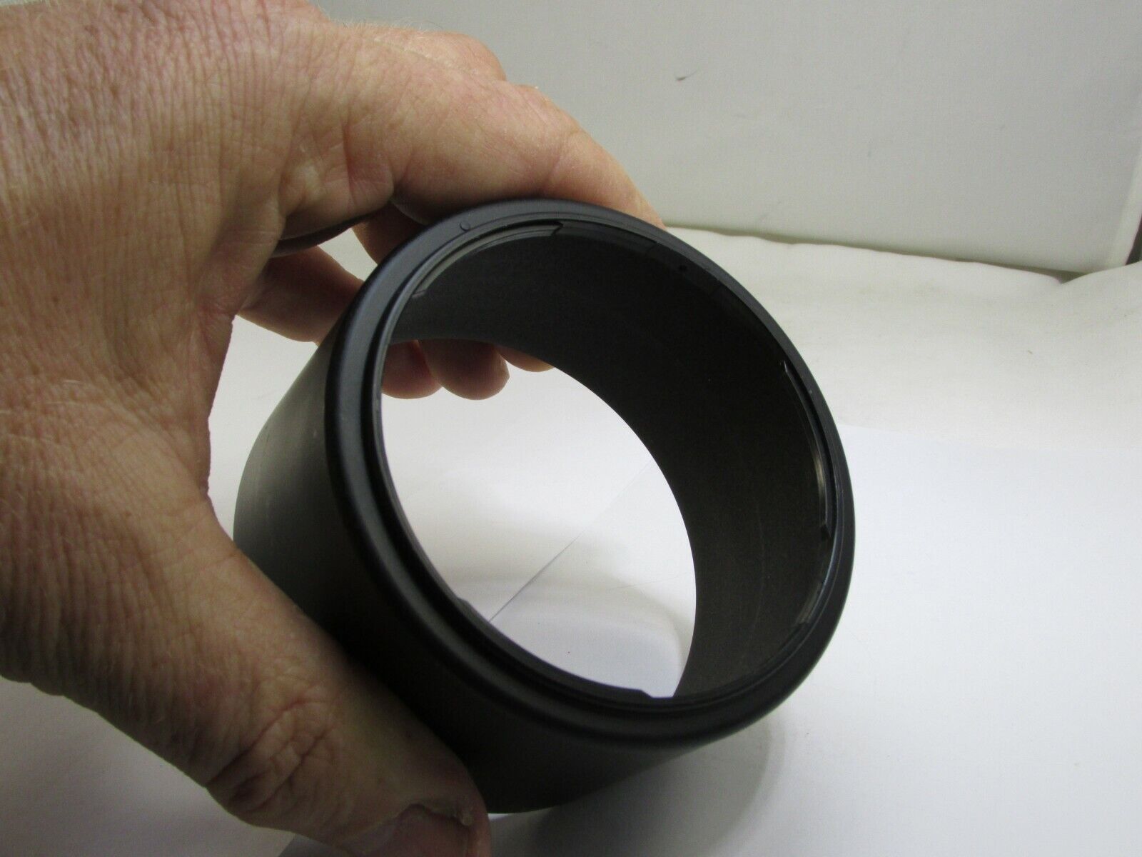 Plastic Lens Hood unknown brand 68.3mm ID  twist on type