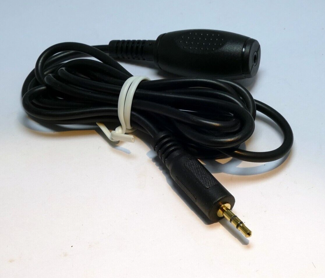 TRS Stereo Male to Female 2.5mm to 2.5mm Audio Cable 2 feet  long  extension