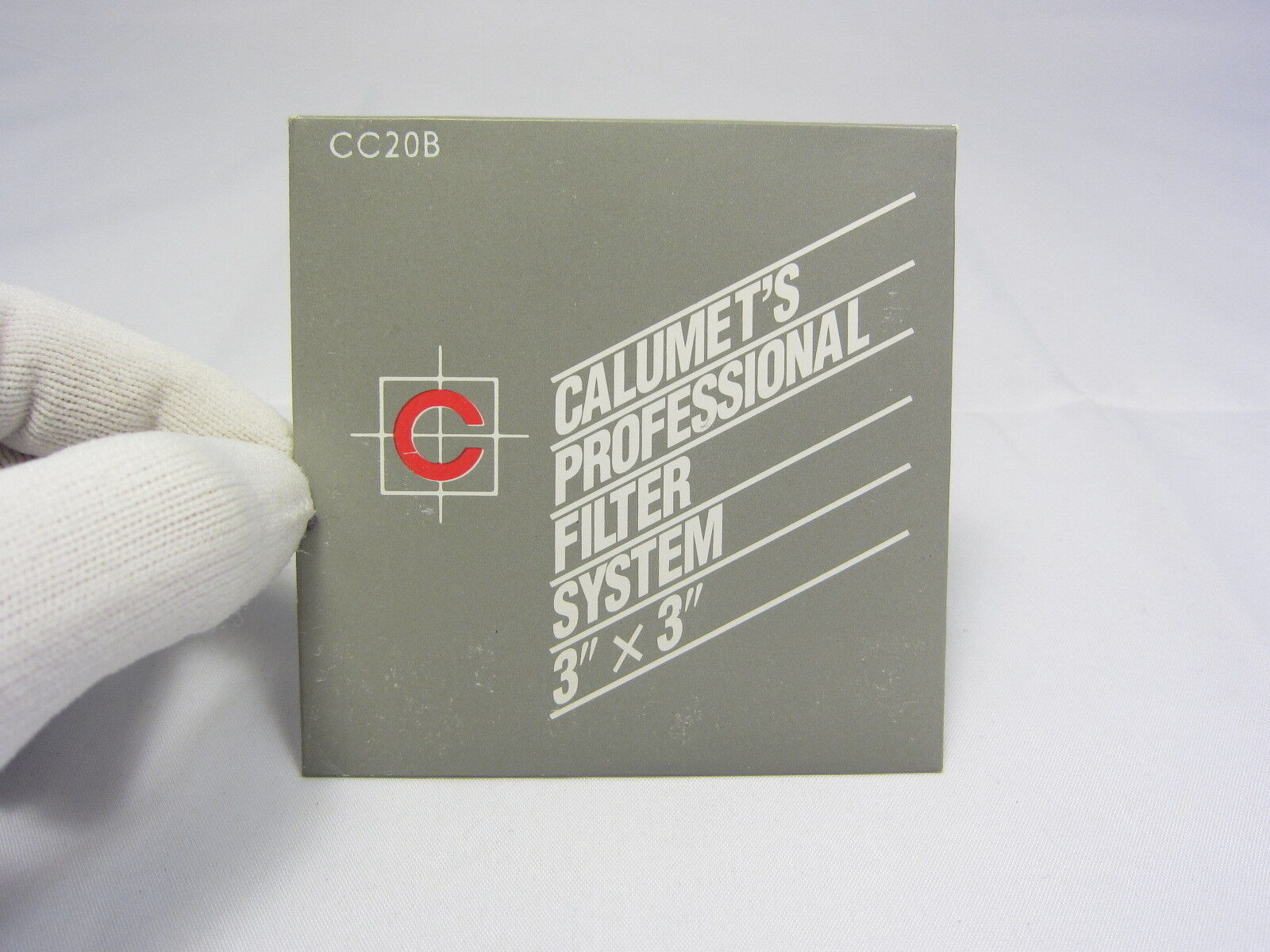 Used CALUMET CC20B 3X3" PROFESSIONAL Lens Filter Made In England 6413004