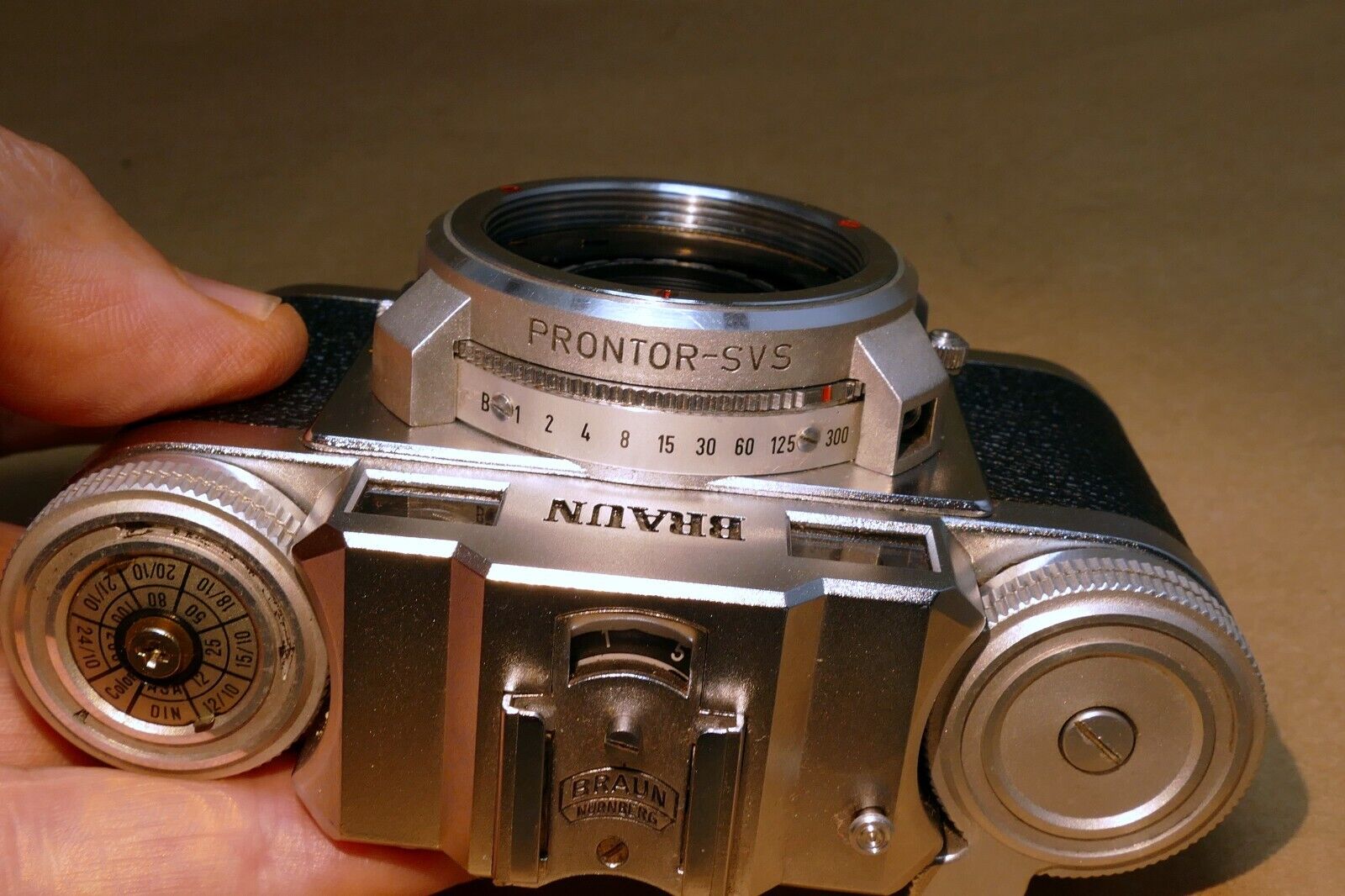 Braun Nurnberg Super II rangefinder camera body only double stroke winding