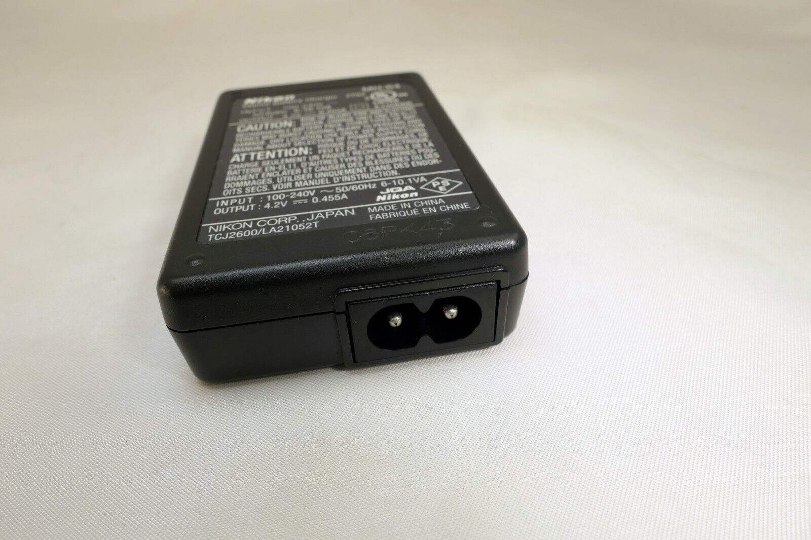 Nikon MH-64 AC battery charger adapter for Coolpix camera genuine original