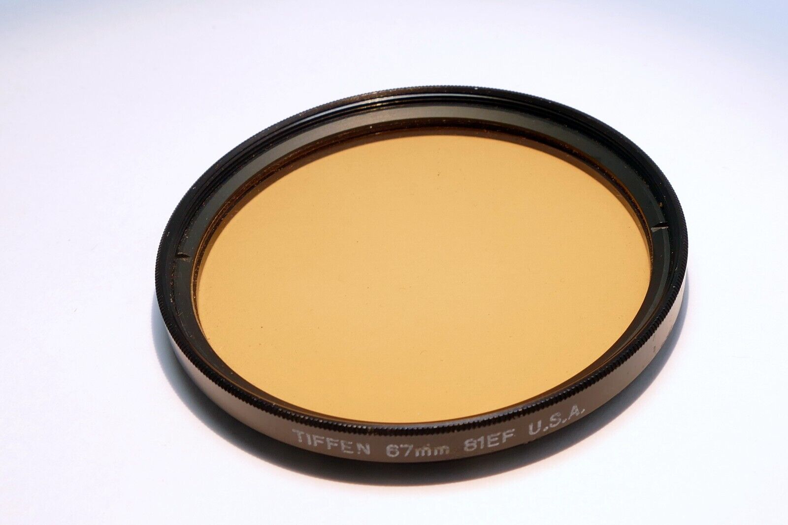 Tiffen 67mm filter made in USA 81EF Light Balancing Convert 3850 to 3200K