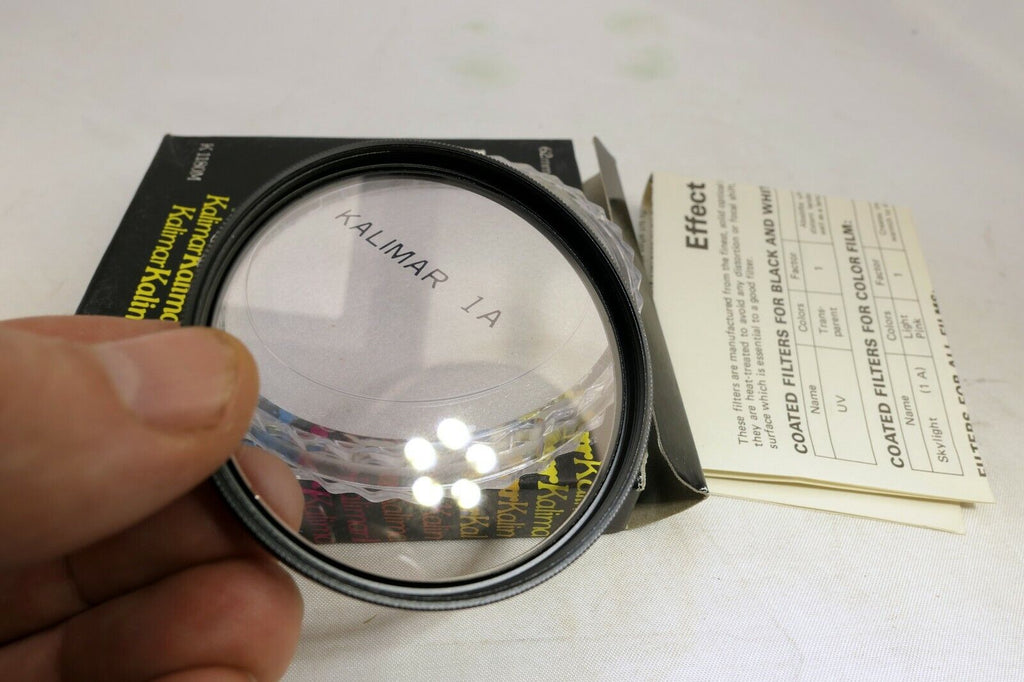 KALIMAR 62mm 1A skylight Lens Filter  - - -  old stock - never been used - boxed