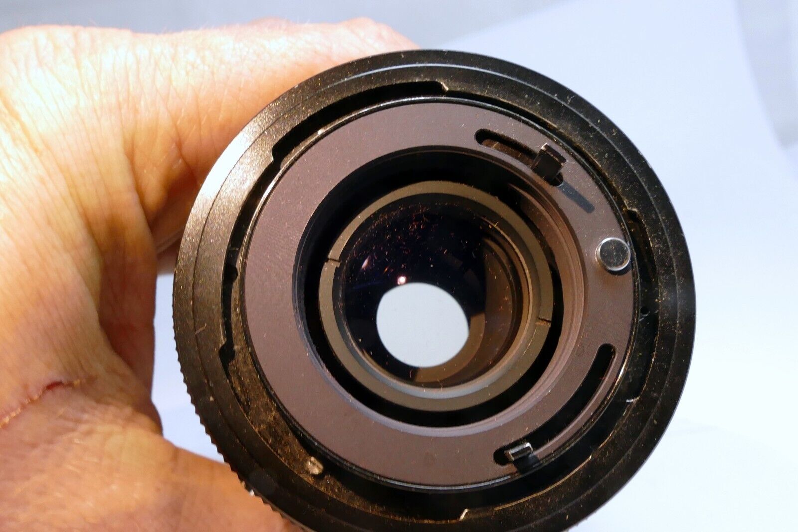 Mitakon 70-180mm f4.5 FD Lens for Canon manual focus telephoto w/ haze AS IS