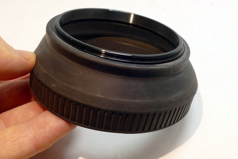 72mm Rubber Lens Hood Shade double threaded zoom 28-200mm