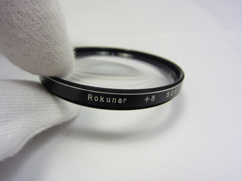 Used ROKUNAR +3 Macro Close-up 52mm 52S Lens Filter Made in JAPAN 6405017