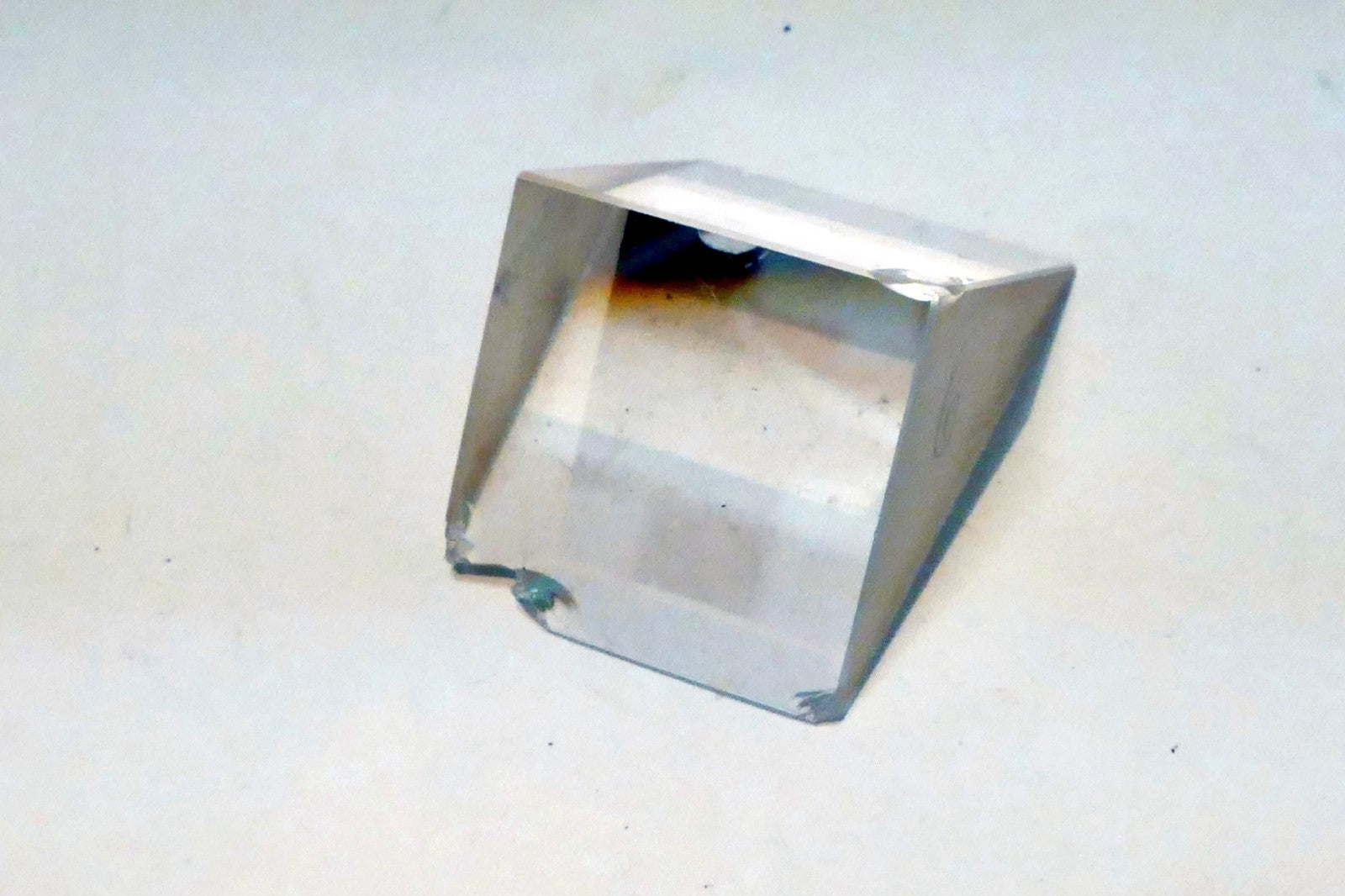 OPTICAL GLASS PRISM OPTICS 1X1.5" right angle 90 degree