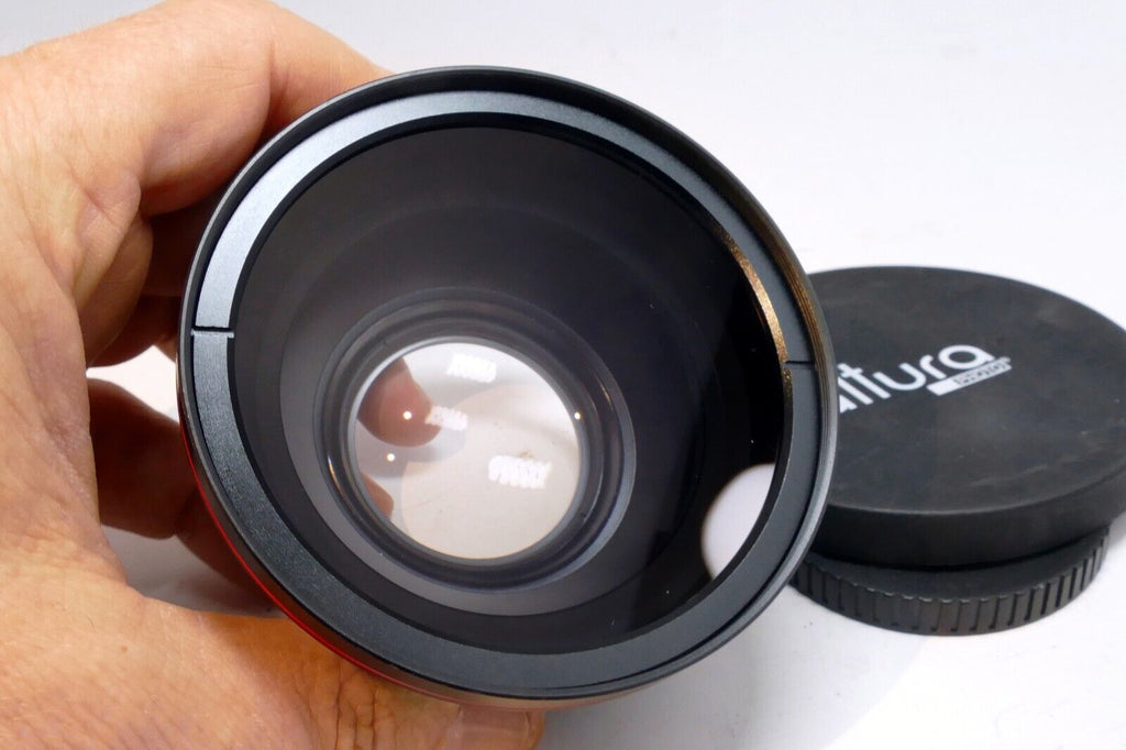 55mm Threaded  MC HD 0.43X Super wide Angle attachment AUX  Lens