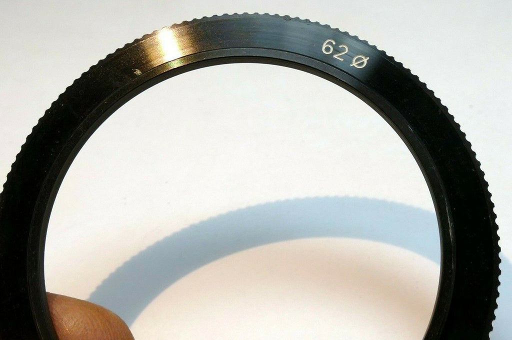 62mm to 75mm Filter ring adapter screw in