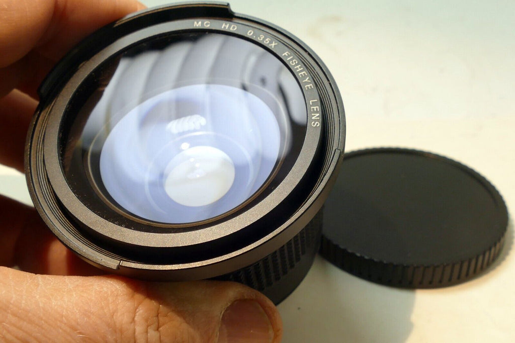 MC HD  0.35X AUX Super  Wide angle Fish eye 58mm Lens for 18-55mm IS EF