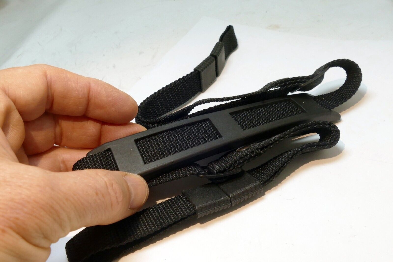 1.5cm wide Rangefinder  Camera Strap Black Nylon sturdy vintage