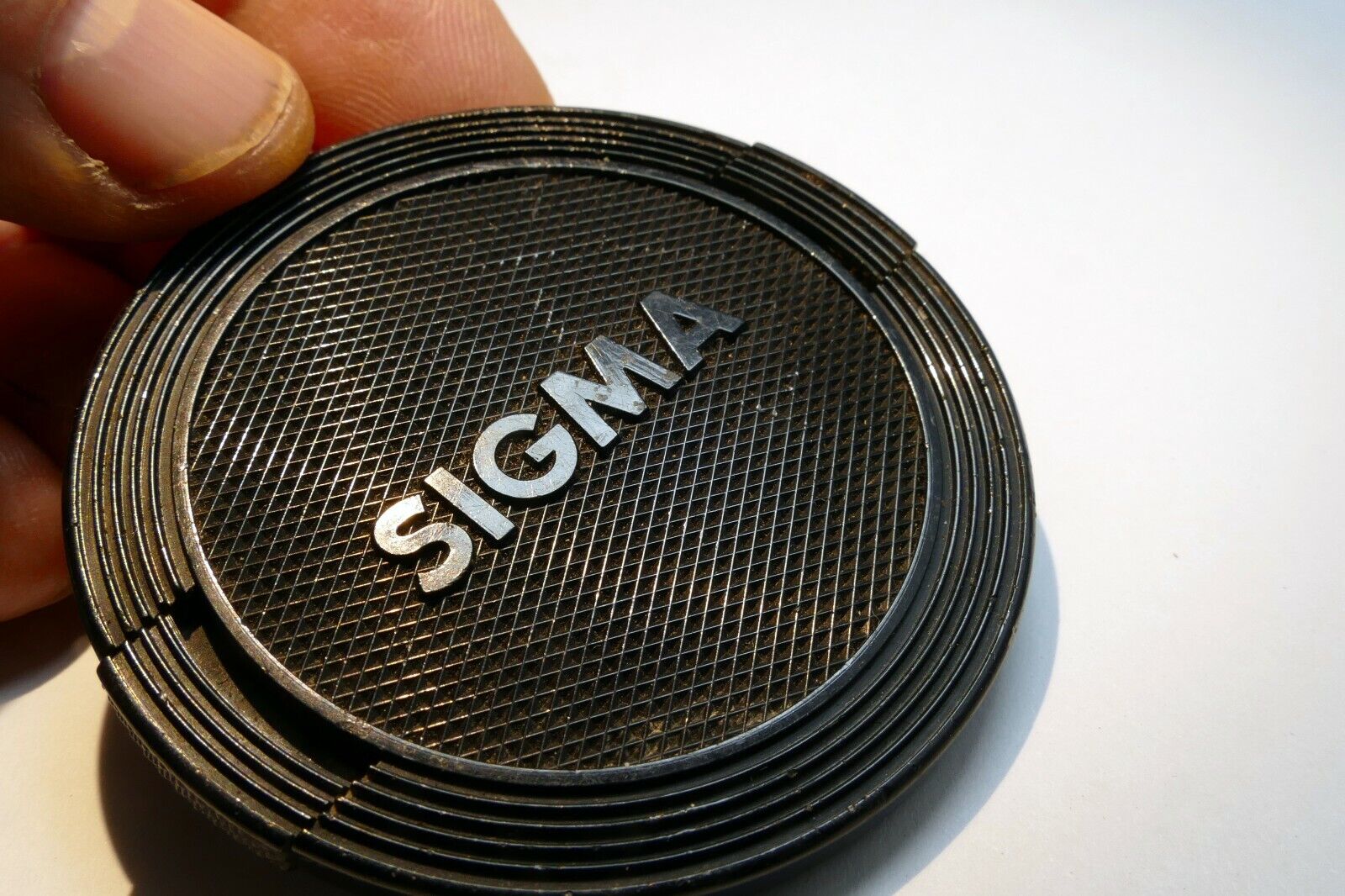 SIGMA 55mm Lens front Cap  original OEM (black) vintage