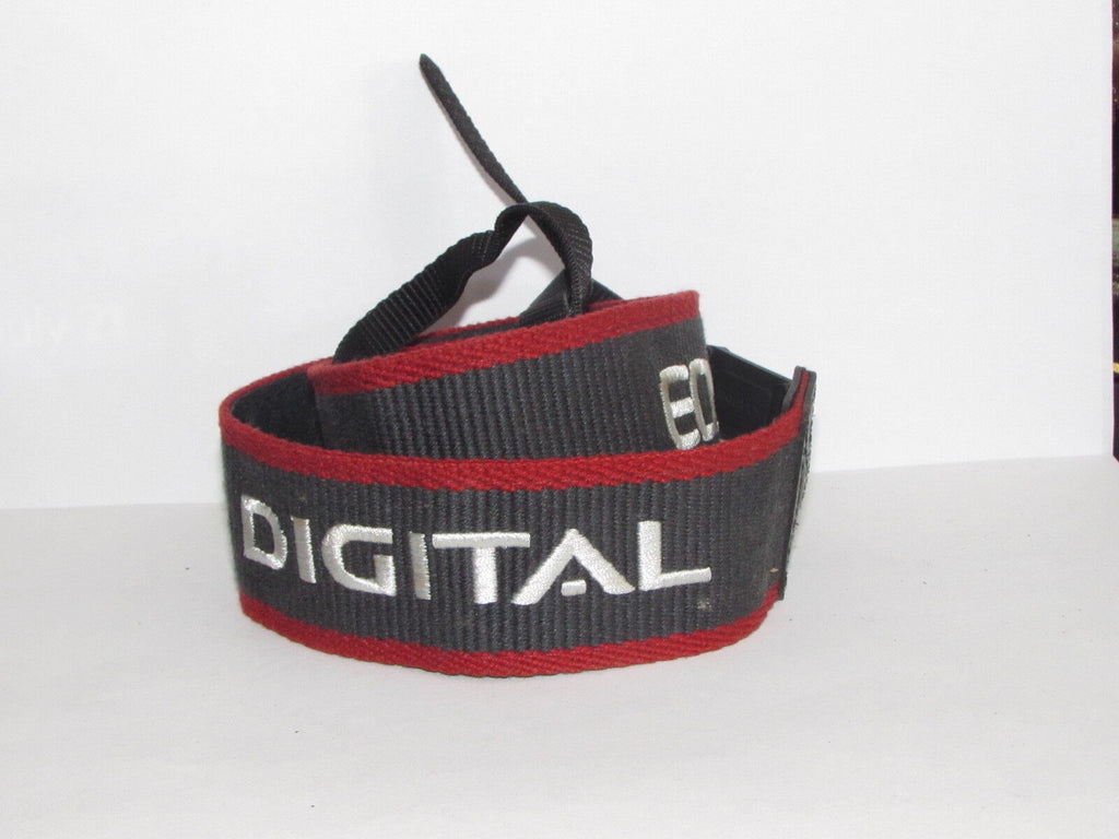 Canon EOS Camera Neck Shoulder Strap Black Red  B10618-25