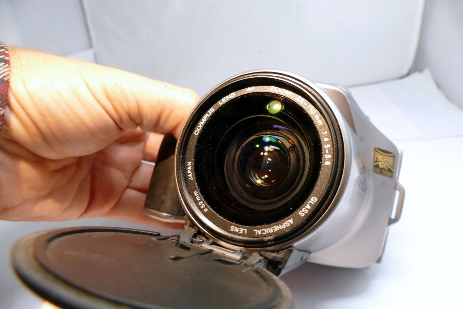 OLYMPUS Panorama IS-20 DLX ZOOM 28-110mm 4X lens CAMERA Untested - AS IS
