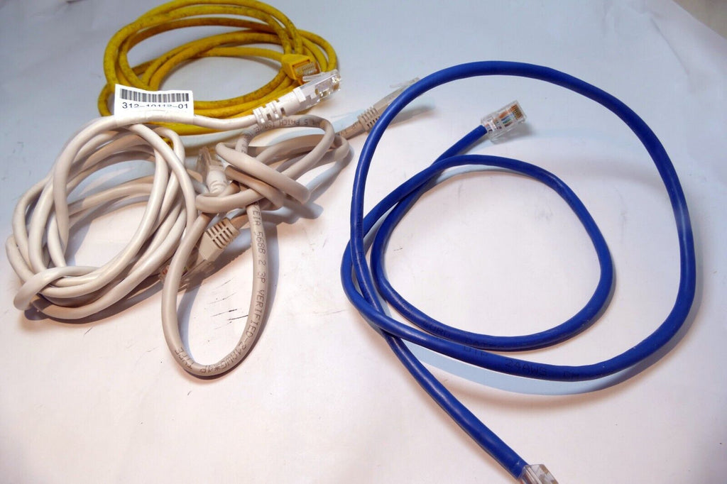 CAT5 Ethernet Patch Cable RJ-45 Internet Cord pack of 4 lot  4-6 feet long