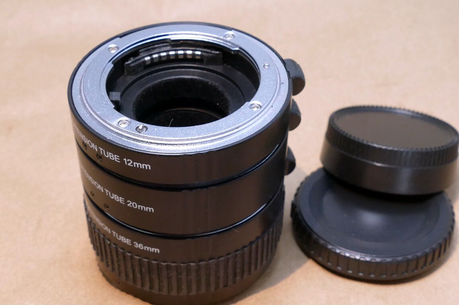 Movo Macro Extension Tube set 12mm 20mm 36mm Lens for Nikon N / F