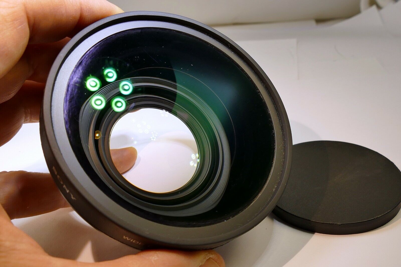 Sony Wide Angle Conversion Lens x0.7 VCL-HG0758 AUX 58mm rim Genuine OEM