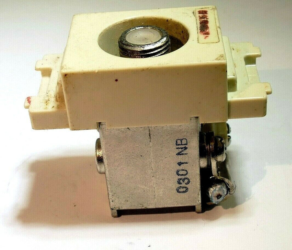 Single COAX  Cable Single Data Jack Rocker Insert in Ivory ndg8511