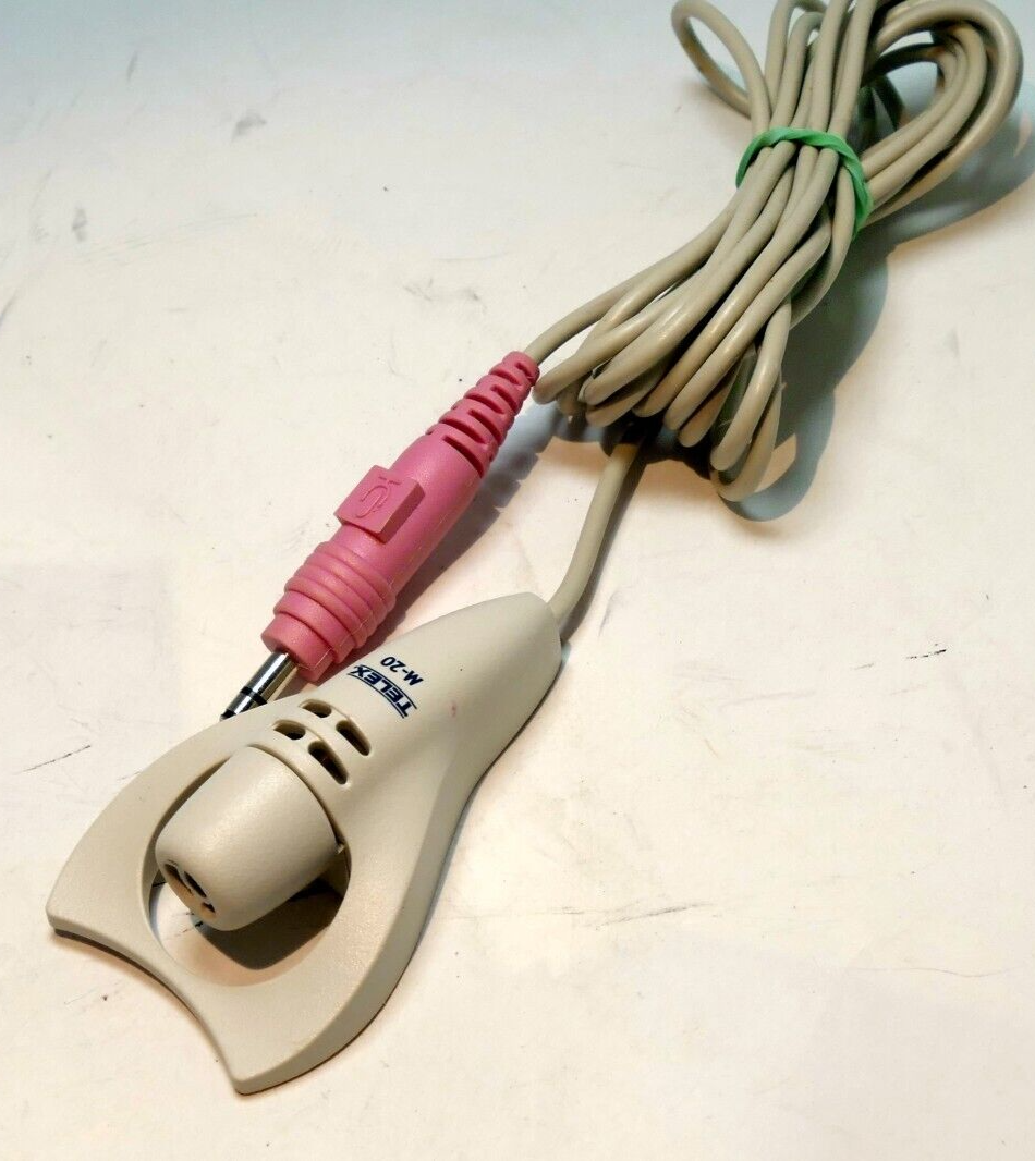 Telex M-20 Base Microphone with stick tape