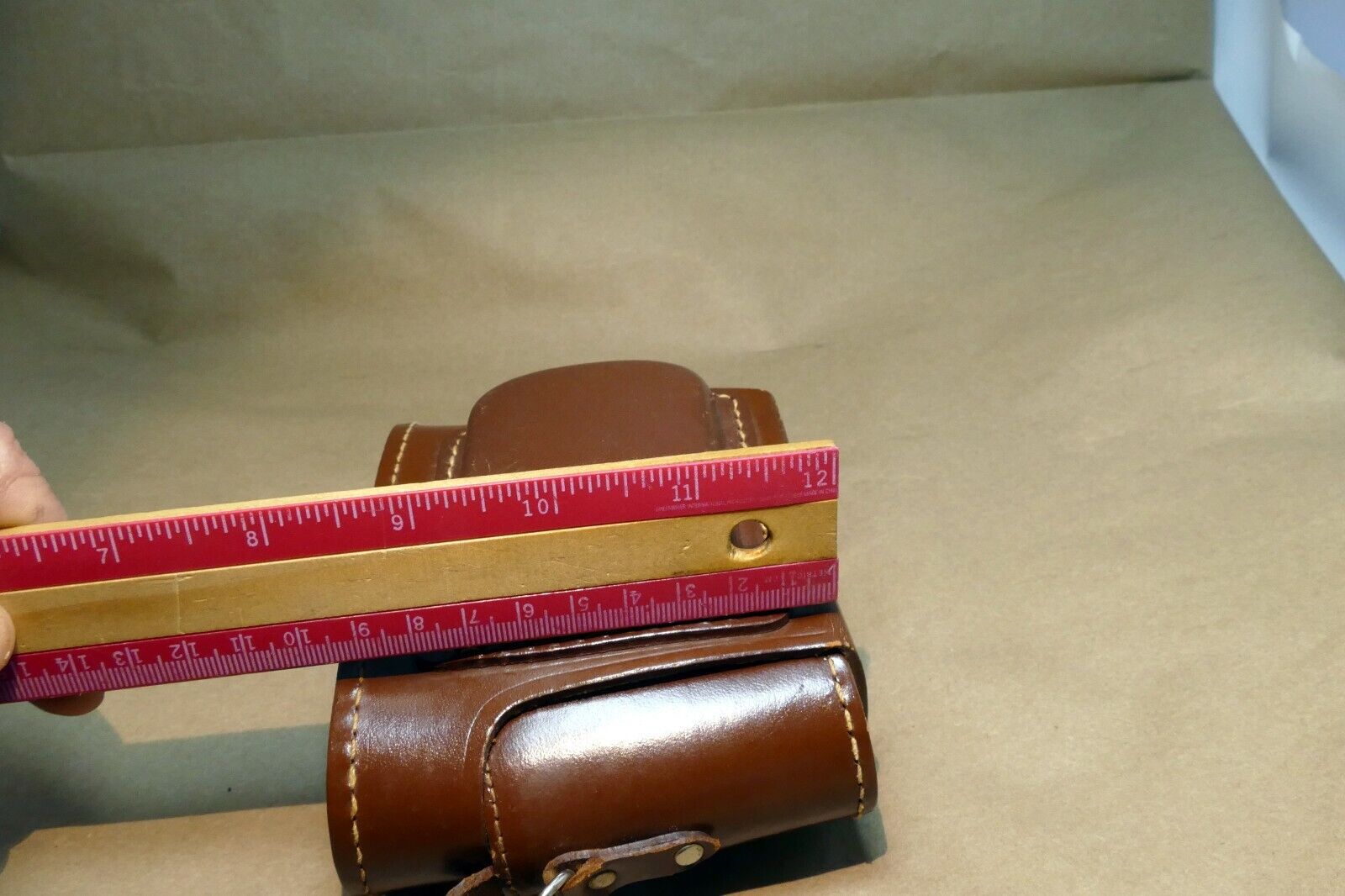 vintage camera case small Kodak Ansco Agfa rangefinder