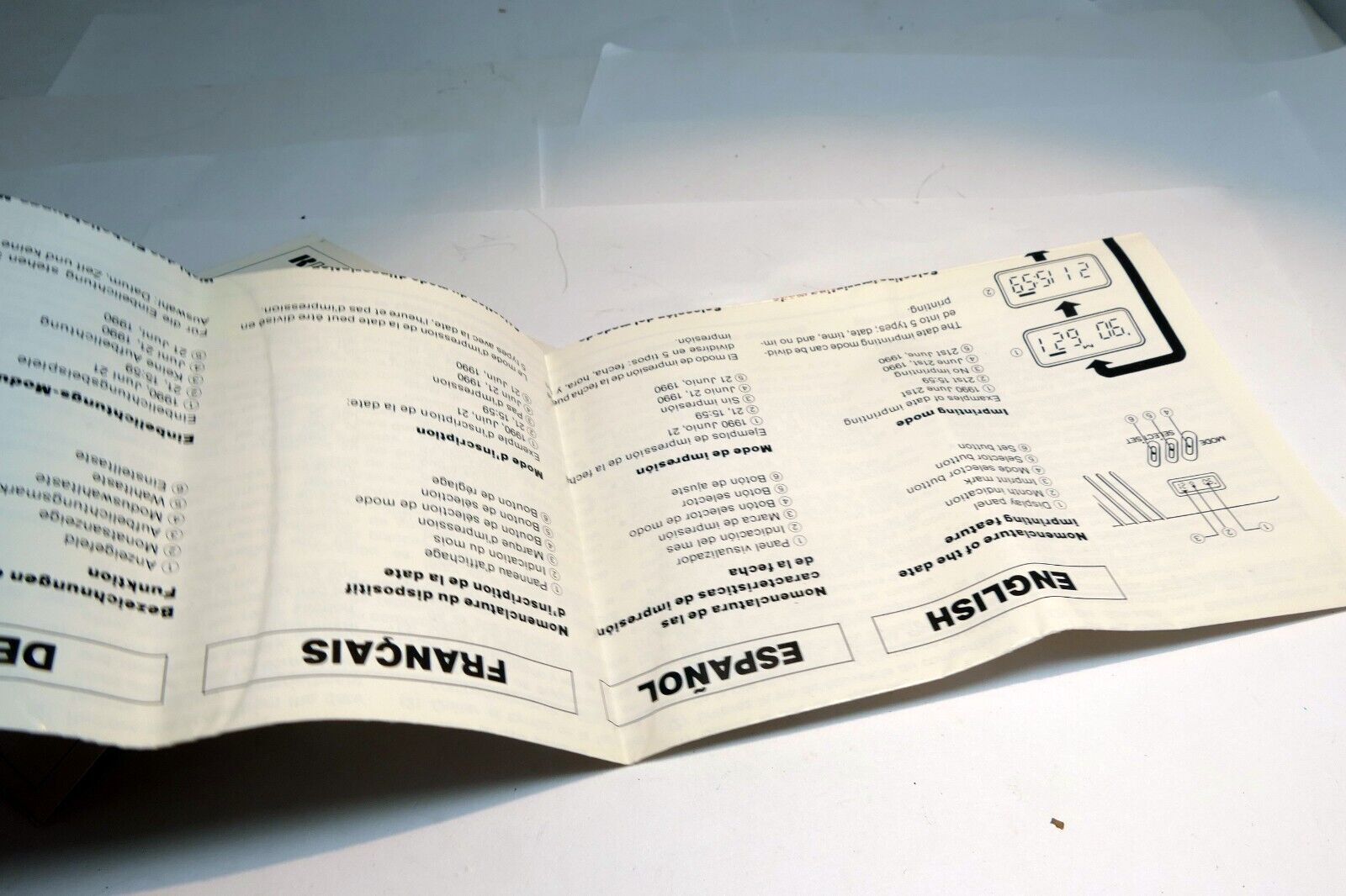 How to Imprint Date Time on Shootmaster Zoom 70  manual owner's guide