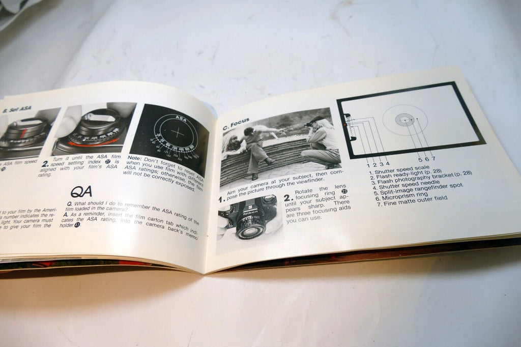 Nikon EM Camera Instructions manual guide English EN - vintage