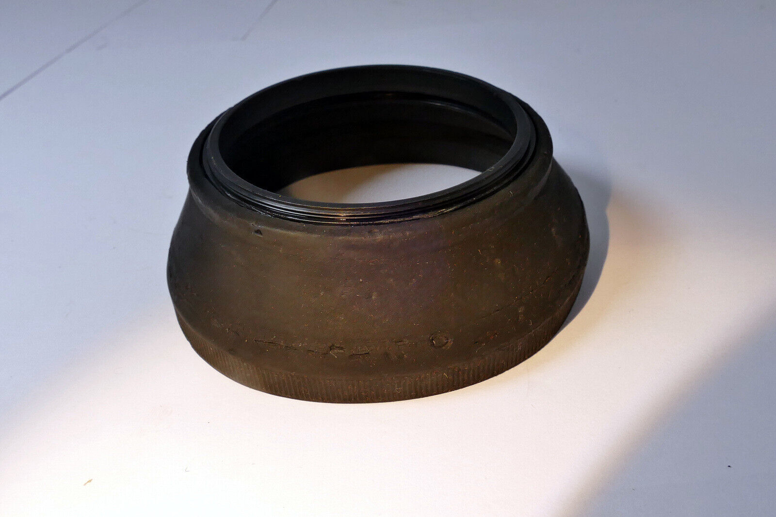 62mm Collapsible Rubber Lens Hood screw in type vintage made in Korea