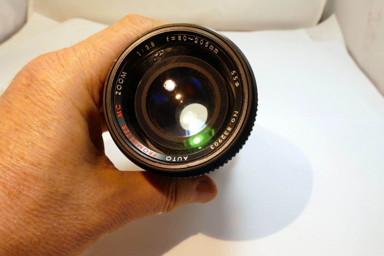 Promaster 80-205mm f3.8  lens with FUNGUS for Olympus OM (AS IS Parts or Repair)