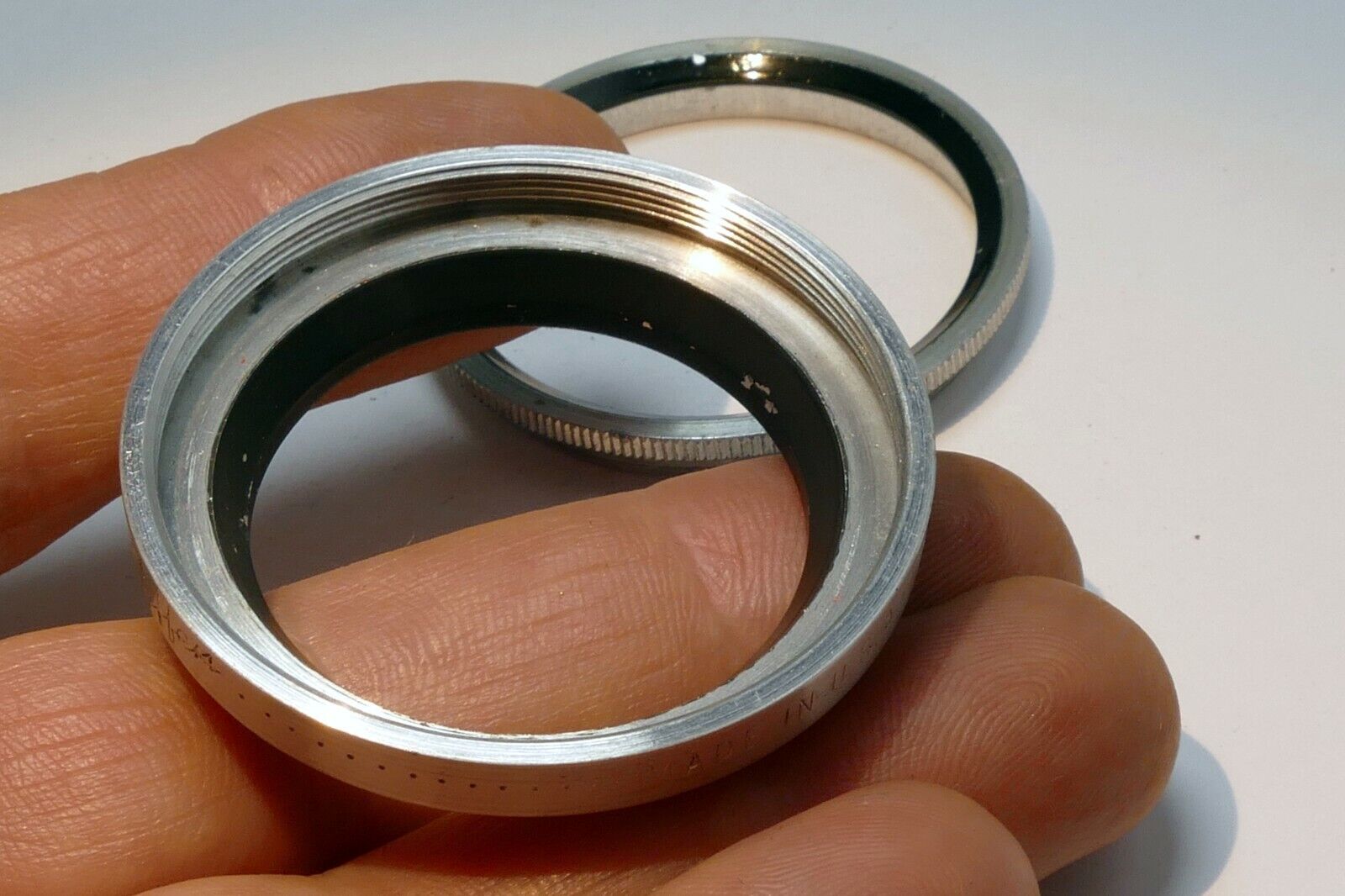 Tiffen 37mm to 44mm series VI 6 filter Holder Adapter ring with retainer ring