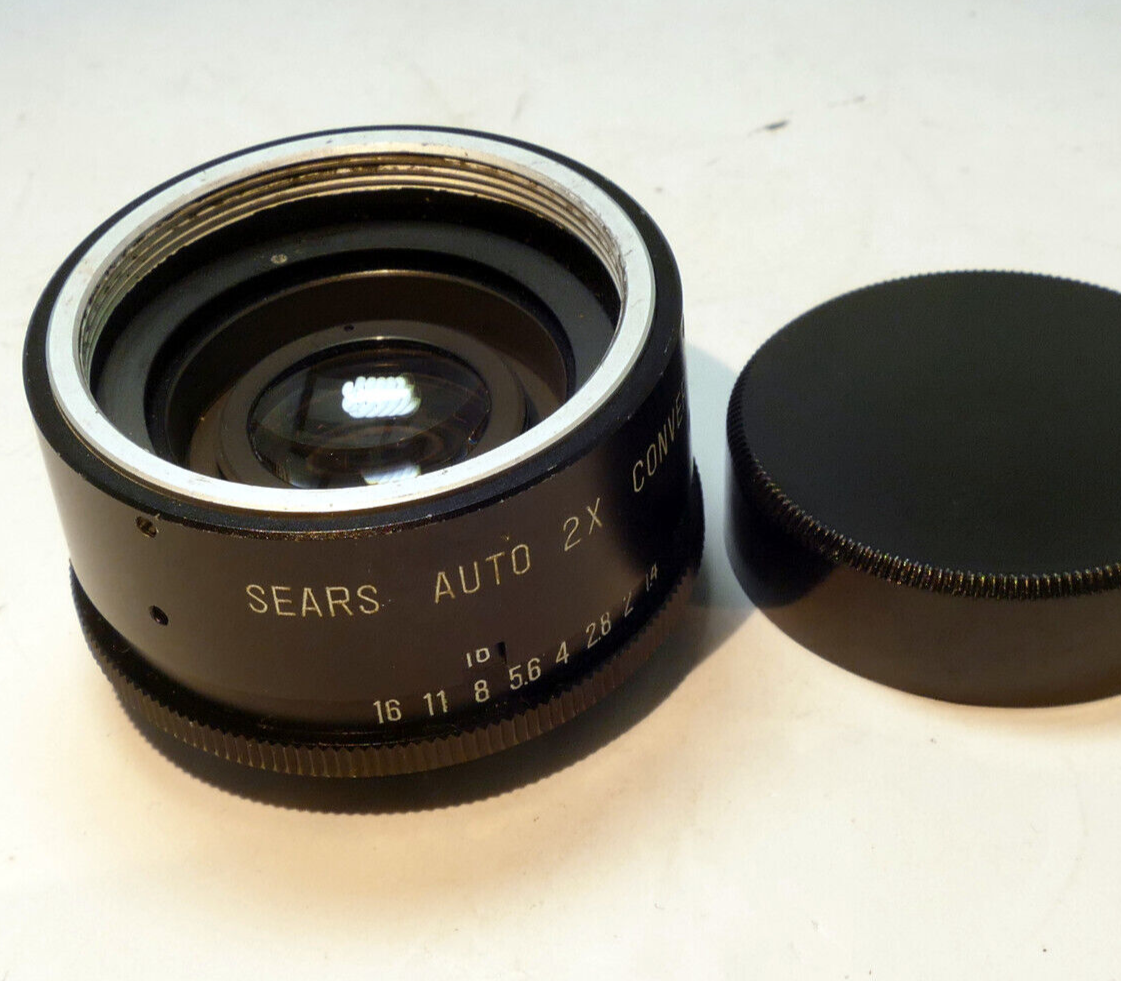 Sears 2X Lens Teleconverter for Universal M42 Screw mount manual focus f1.4