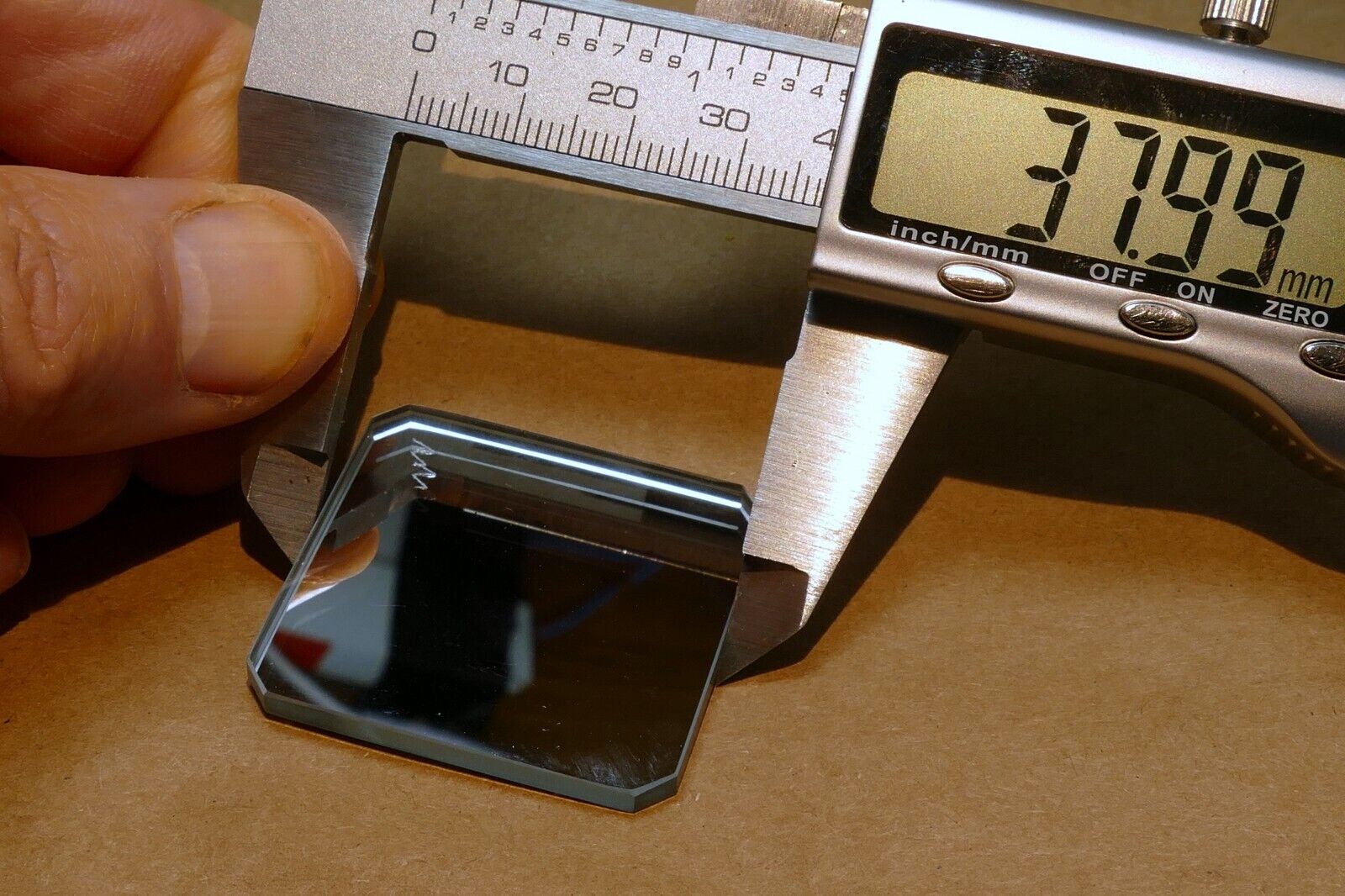 1.5" Diameter 0.12" thick First Surface Mirror Optical flat