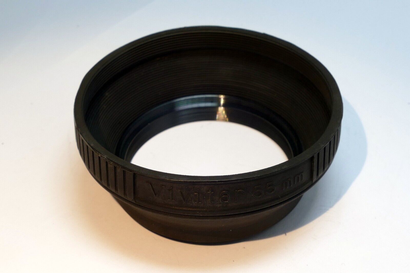 Vivitar 55mm Rubber Lens Hood Shade  double  threaded