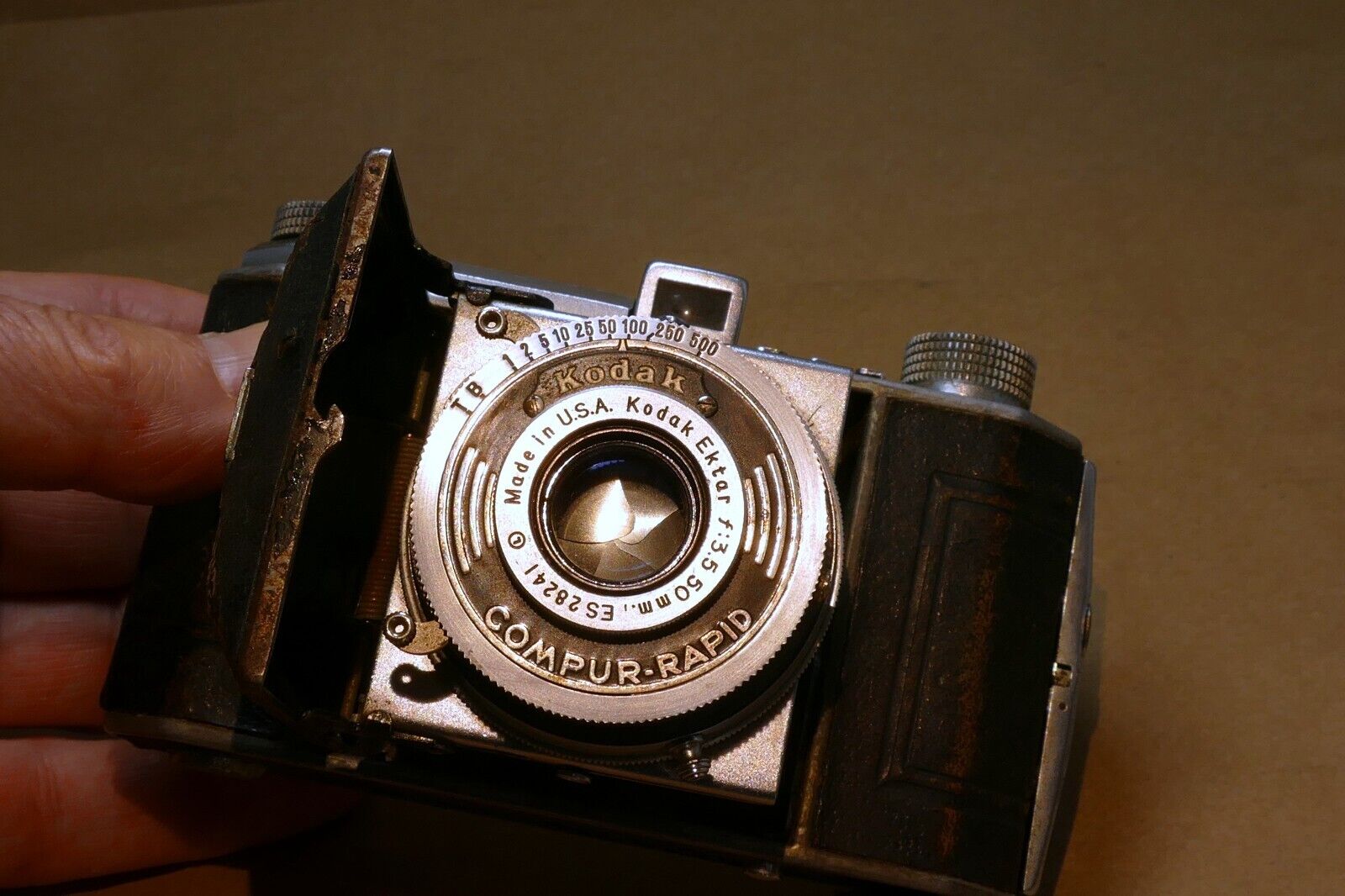 Kodak Retina I Type 126 35mm Rangefinder Camera with Ektar 5cm f/3.5 Lens AS IS