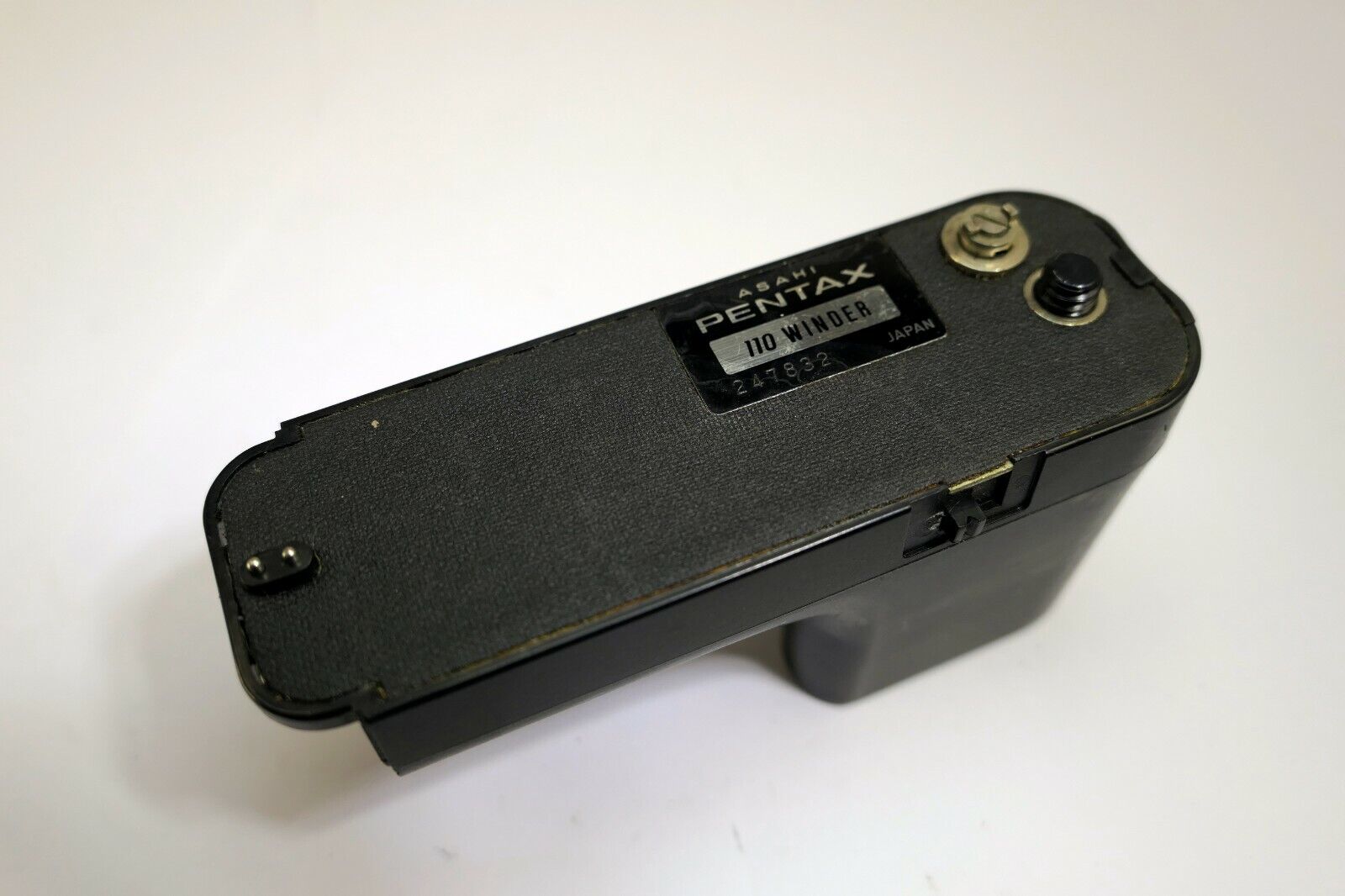 Pentax 110 auto winder battery motor drive   AS IS missing parts