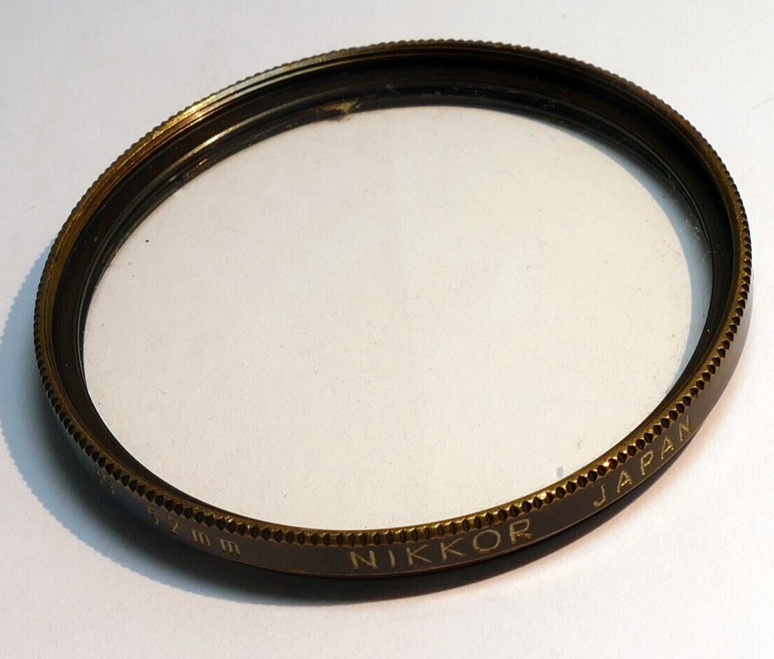 Nikon Nikkor 52mm L39 Filter UV Haze  - genuine  EOM