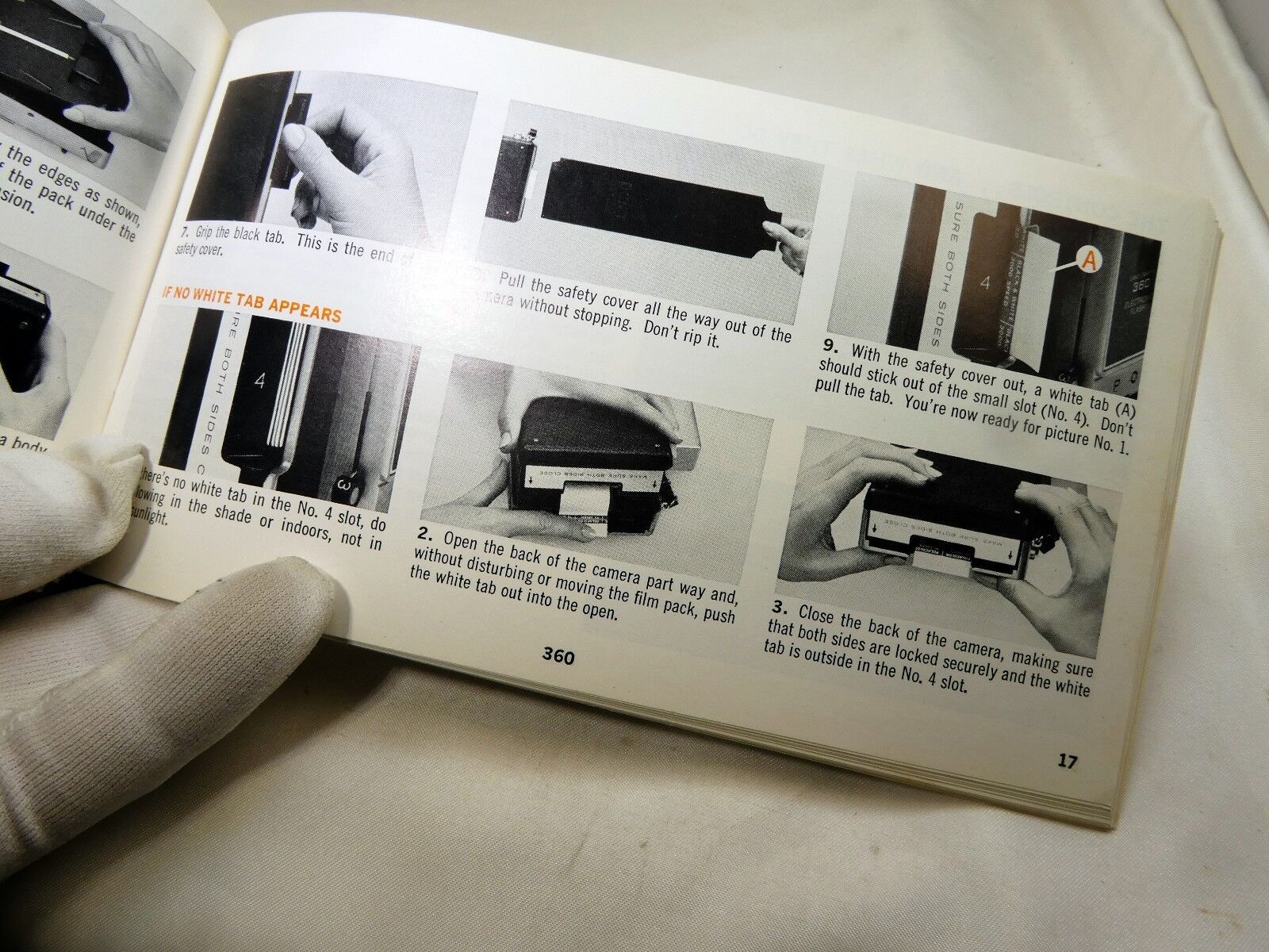 Polaroid 360 Land  Camera  instructions Guide Manual English