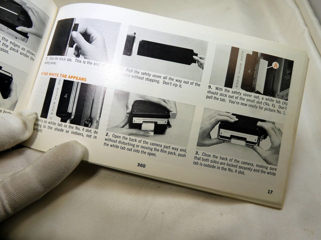 Polaroid 360 Land  Camera  instructions Guide Manual English