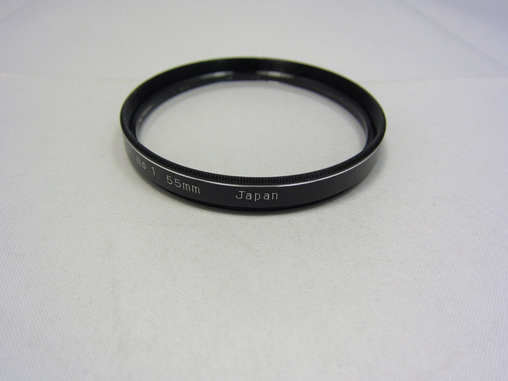 Used Rokunar Close-Up No.1 +1 Macro 55mm Lens Filter Made in Japan N103037