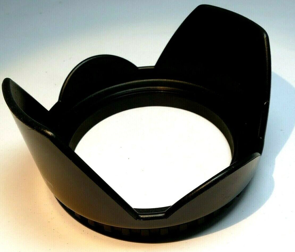 77mm plastic petal Lens Hood Shade threaded screw in type