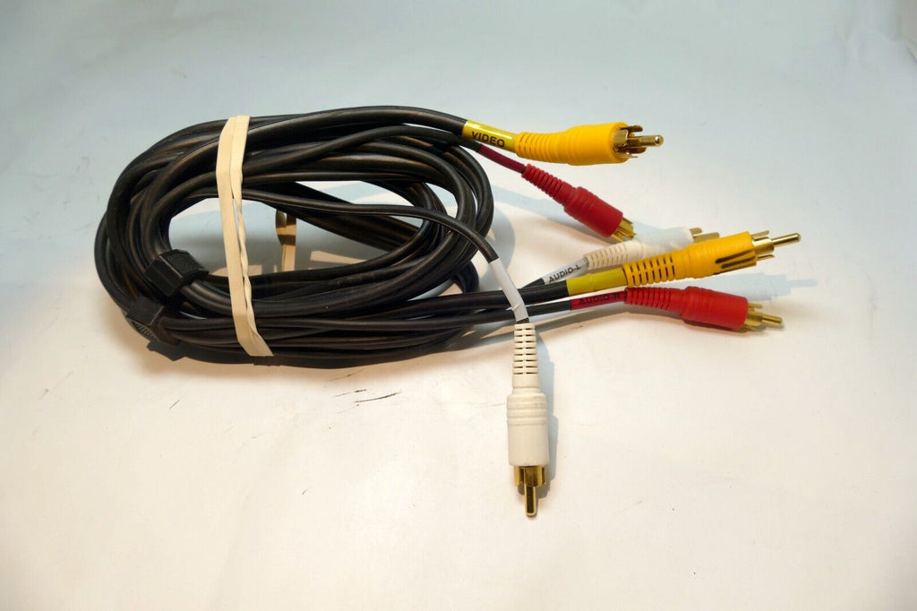 RCA Audio / Video Cable 6  feet  male to male stereo gold plated