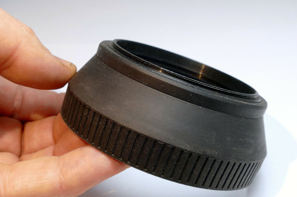 67mm rubber Lens Hood Shade screw in double threaded