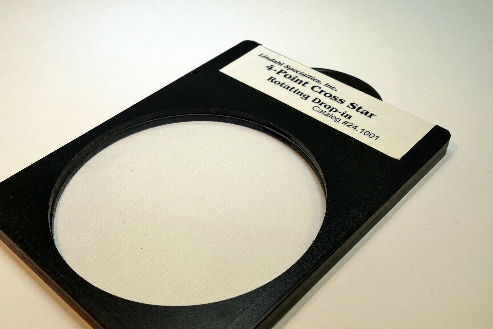 Lindahl 4-Point Cross Star CS Lens Filter drop in square 3X3" Rotating